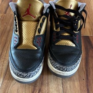 Wmns Air Jordan 3 Retro 'Black Gold'